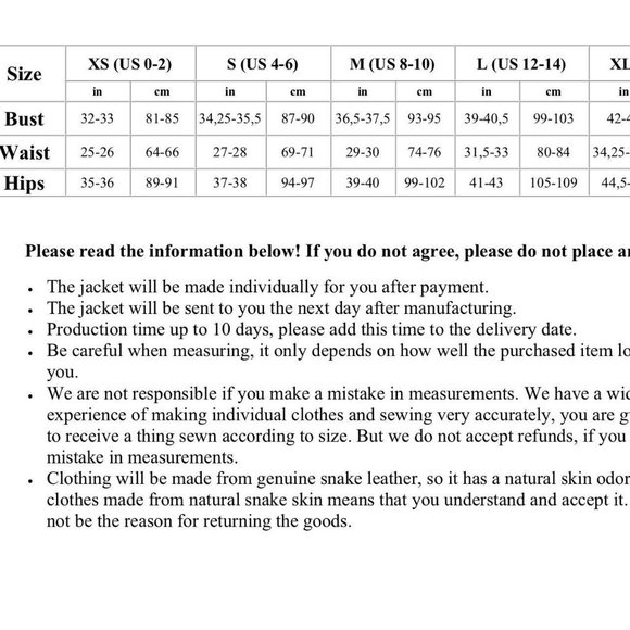 Woman’s KING Dragon Python Snakeskin Leather Jacket - Picture 9 of 9